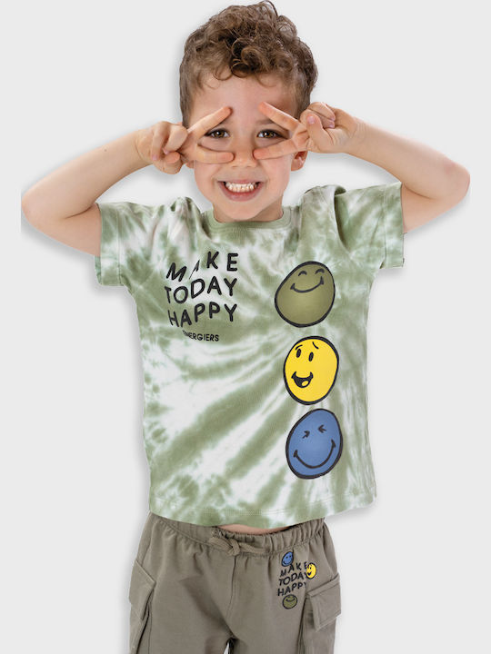 Kids' Set with Shorts Summer 2pcs Khaki