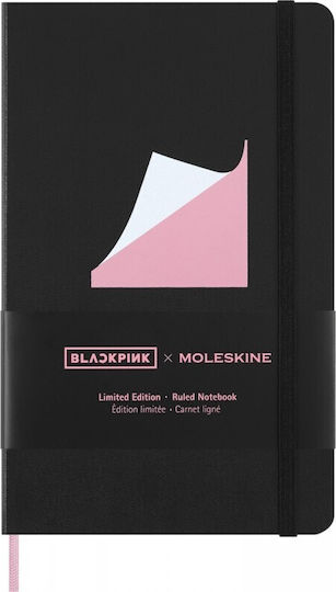Moleskine Notebook Notebook Ruled with Hard Cover and Pen Case Pink