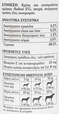Best Price Υγρή Τροφή Σκύλων σε Κονσέρβα με Βοδινό και Κρέας 1250gr