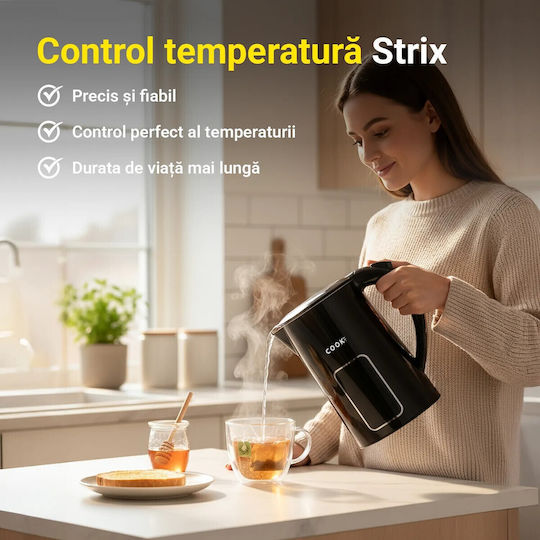 COOK-IT Βραστήρας 1.7lt 2000W Γκρι