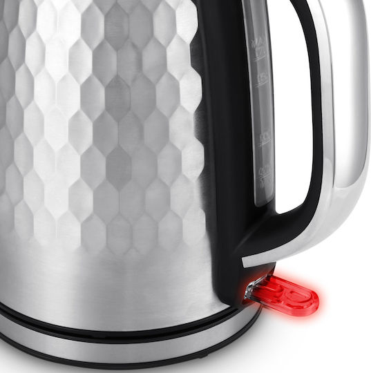 Webber Βραστήρας 1.7lt 2200W Ασημί