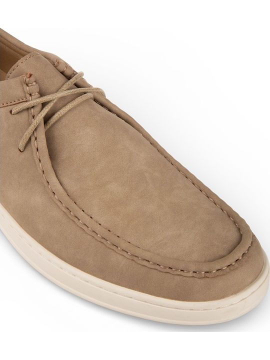 Ανδρικά Boat Shoes σε Μπεζ Χρώμα