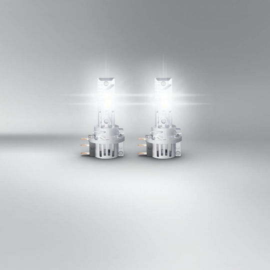 Osram Λάμπες Αυτοκινήτου Ledriving Hl Easy H15 LED 6000K Ψυχρό Λευκό 12V 16.5W 2τμχ