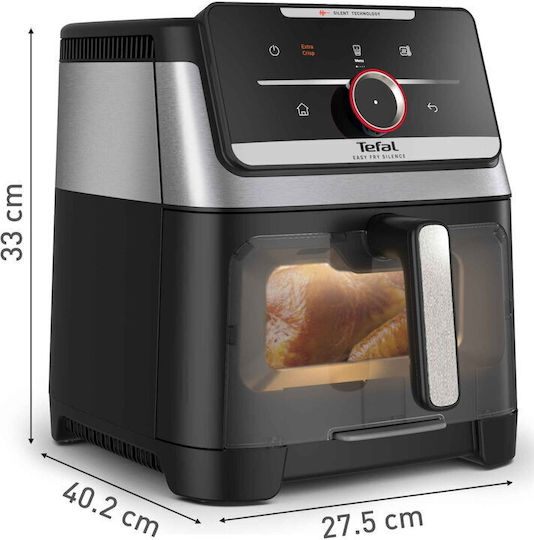 Tefal Easy Fry Silence Friteuză cu Aer 7l Argintie