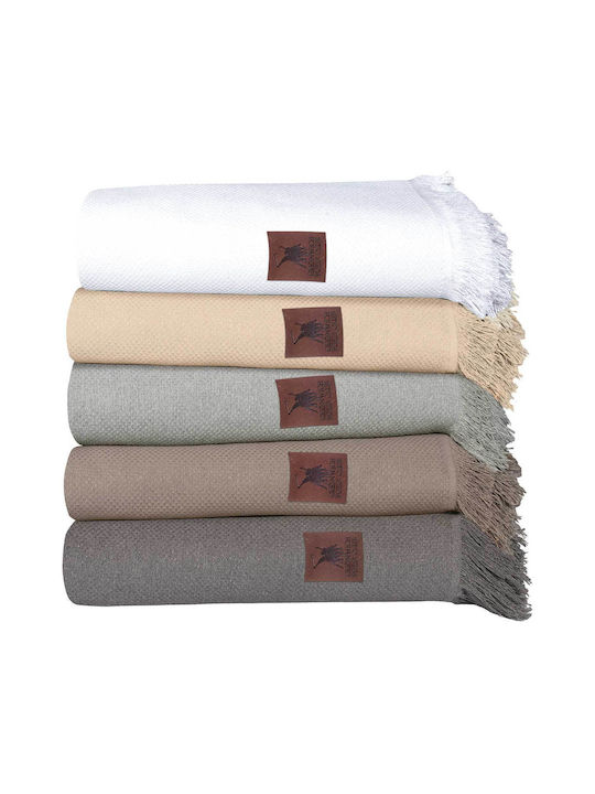 Greenwich Polo Club Decken & Couchdecken Zweisitzer-Sofa Überwurf 180x250cm Beige
