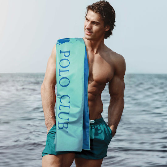 Greenwich Polo Club Microfiber Body Towel 280g/m² Double-Sided Blue 170x80cm
