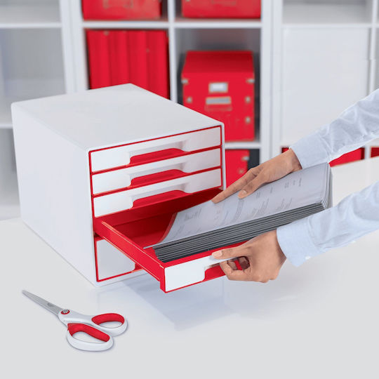 Leitz Desktop Drawer 5 Compartments White