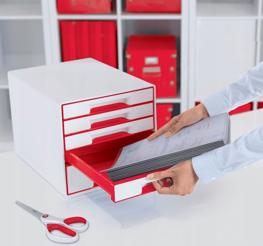 Leitz Desktop Drawer 5 Compartments White