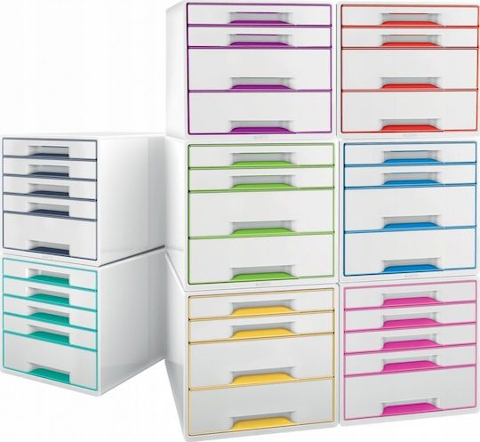 Leitz Desktop Drawer 5 Compartments White