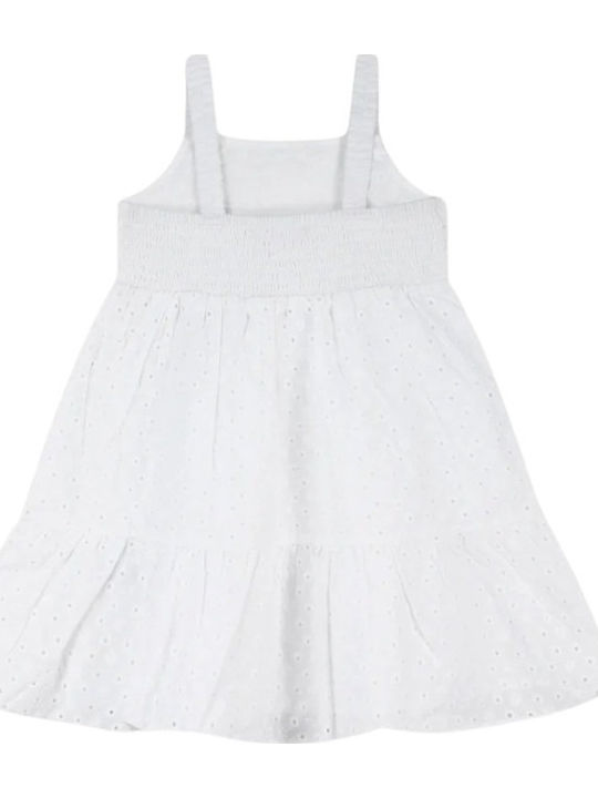 Girls Dress Sleeveless White
