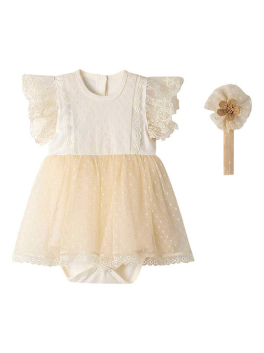 Rochie pentru Copii Din tul Beige