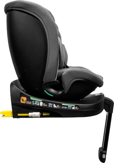 Bebe Confort Grow Fix Baby Car Seat i-Size with Isofix Tinted Graphite