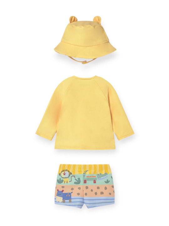 Mayoral Kinder Badeanzug Bademoden-Set Mustard