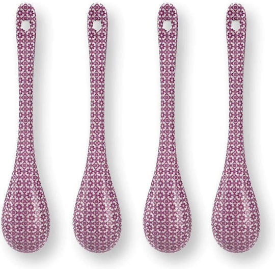 PiP Studio Lilly & Lotus Linguri Din Porțelan Argintii 51.060.027 PiP Studio Lilly & Lotus Linguri Din Porțelan Argintii 51.060.027
