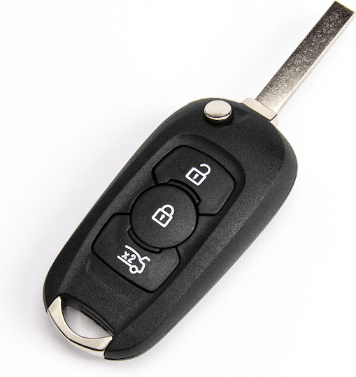 Car Key Shell Opel Astra K 2015-2017 Hu100 13588667 3 Buttons