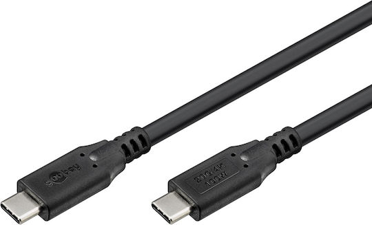 Goobay USB 2.0 Kabel USB-C männlich - USB-C 100W PD Schwarz 3m 74198 Großhandel