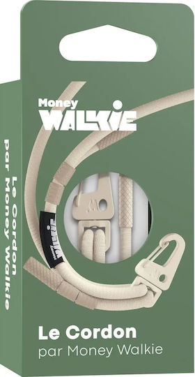 Money Walkie Verstellbarer Nackenriemen Walkie-Talkies Smartphones Elektronische Geräte Beiges
