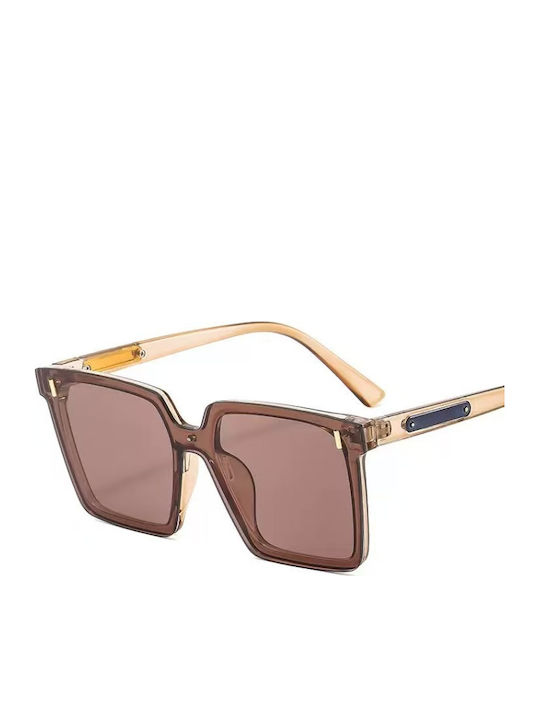 King Unisex Sunglasses with Brown Frame and Brown Polarized Lens SUNKI345-SN047