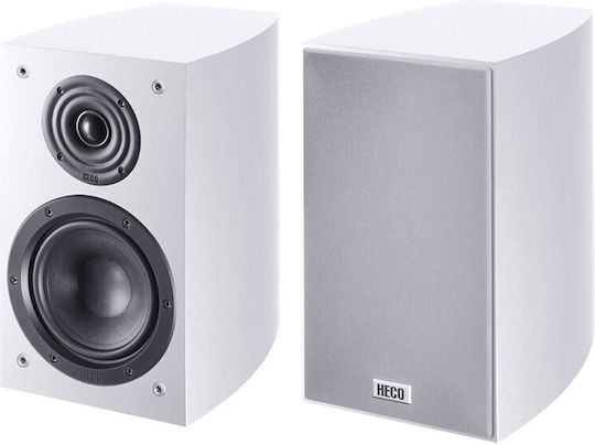 Heco Victa Elite 302 D1345802P Двойка Hi-Fi Говорители Bookself 80W 2 Брой шофьори Ш20xД31xВ35.2см. Бял