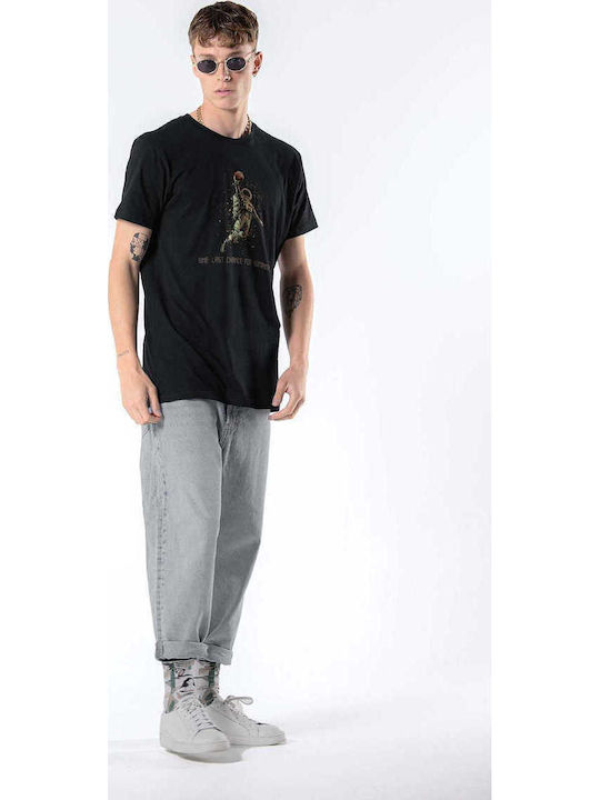 T-shirt Μαύρο