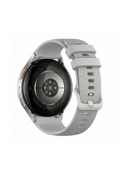 Λουράκι Γκρι (Galaxy Watch4/5/6/7/FE/4 Classic/6 Classic/5 ProForerunner 55/245/645 / Vivoactive 3/5/HR / Venu Sq 2Huawei Watch GT2 / GT3 (42mm) / GT3 Pro (43mm)Amazfit GTS 4 Mini) Λουράκι Γκρι (Galaxy Watch4/5/6/7/FE/4 Classic/6 Classic/5 ProForerunner 55/245/645 / Vivoactive 3/5/HR / Venu Sq 2Huawei Watch GT2 / GT3 (42mm) / GT3 Pro (43mm)Amazfit GTS 4 Mini)