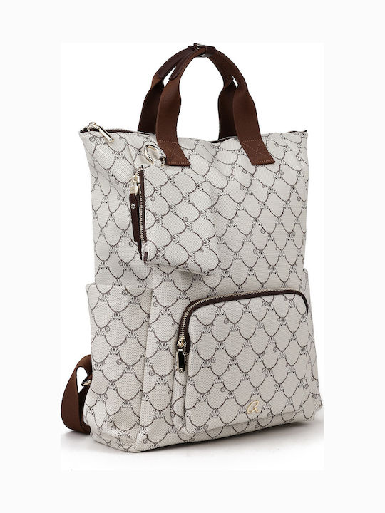 Chalk Damenrucksack Kunstleder Beigen