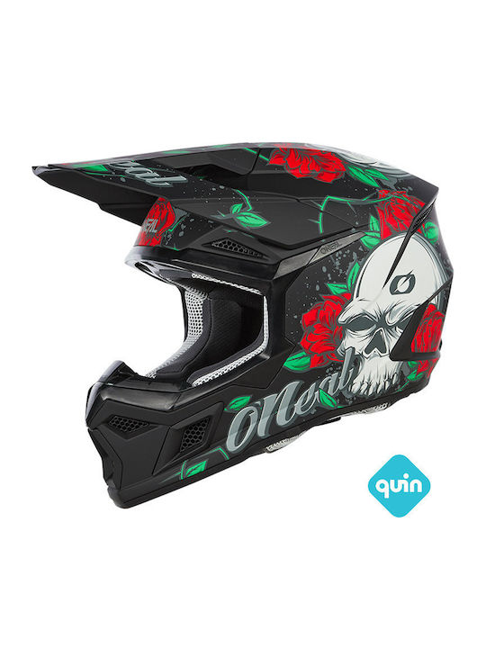 O'Neal 3SRS Melancia V.24 Black/Multi Motorcycle Helmet Motocross ECE 22.06