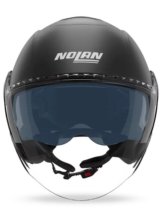Nolan N20-2 Visor Classico 305 Nero/Flat Motorcycle Helmet Jet ECE 22.06 1200gr with Sun Visor