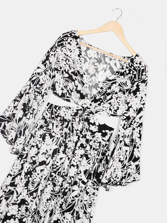 Rock Club Damenbademode Mehrfarbiges Kleid Maxilänge