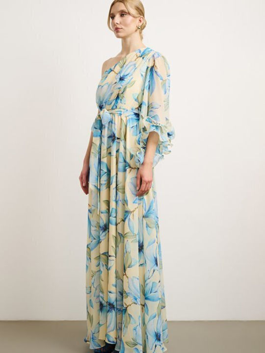 Summer Maxi Dress for Wedding / Christening Light Blue