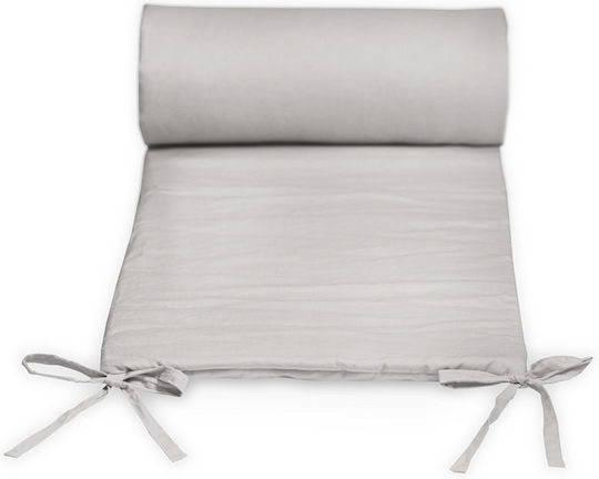 Petite & Mars Crib Bumper Standard Inside Light Gray 60x120cm