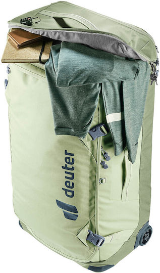 Deuter Duffel Пътна Чанта 90л Зелена Текстилна