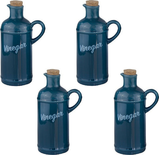 Hella Blue Porcelain Bottle Vinegar 430ml