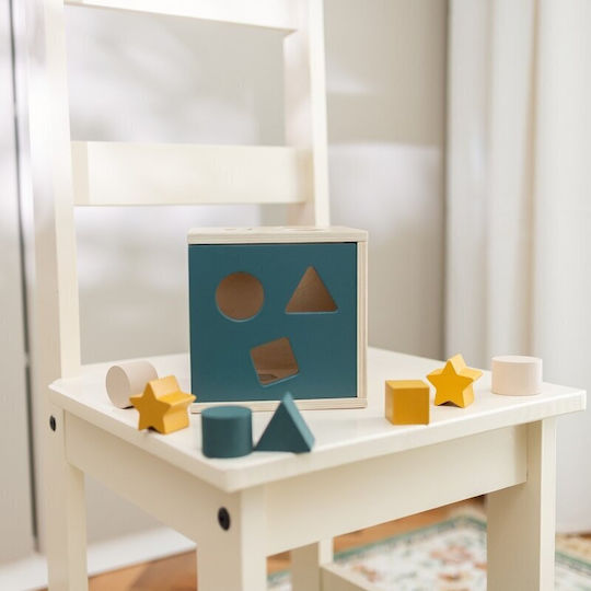 Petite & Mars Cub De Activitate Din Lemn Pentru 12+ Luni
