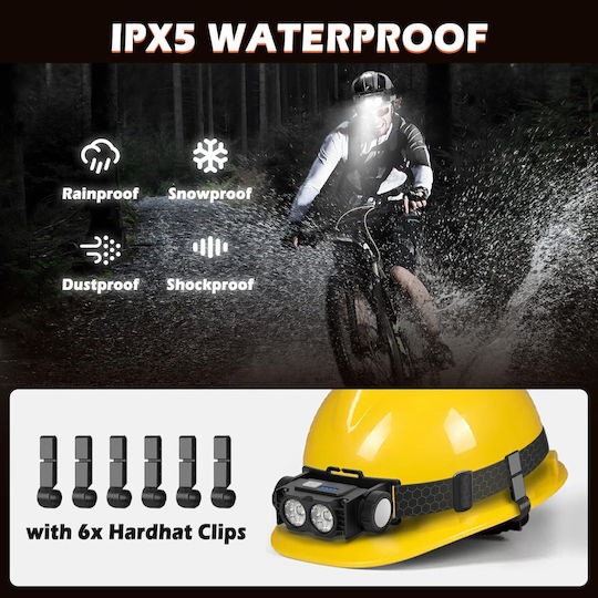 Lanternă LED Reîncărcabilă IPX5 cu Luminozitate Maximă 2000lm Set 2