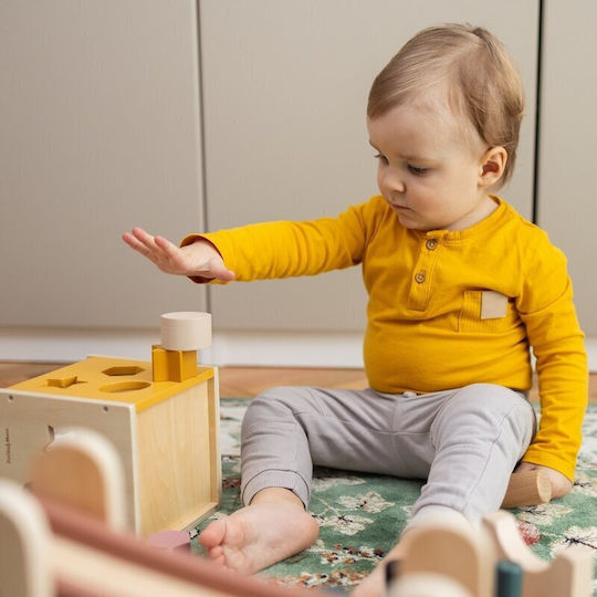Petite & Mars Cub De Activitate Din Lemn Pentru 12+ Luni