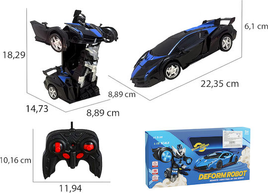 H&S Collection RC Robot Black