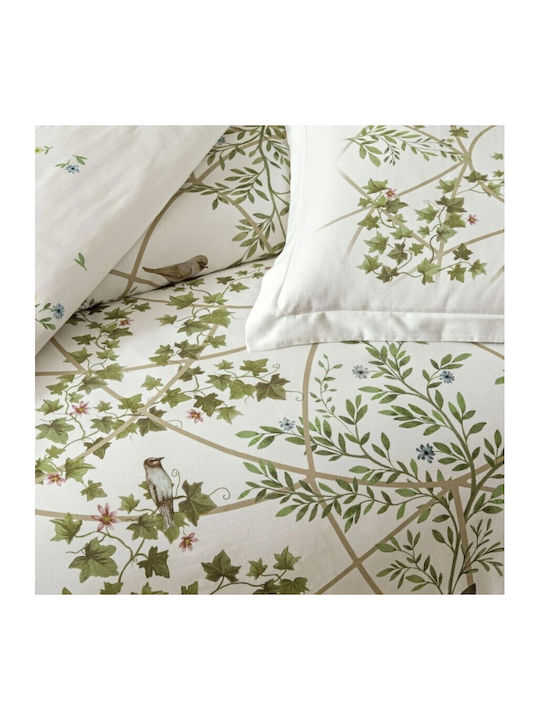 Tac Set Huse Pentru Pilote Din Bumbac 200x220cm Dublu Cu 4 Fețe De Pernă Și 1 Cearceaf Violet