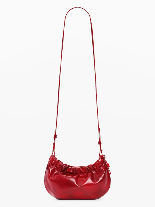 Mone Half Logo Small Women's Wallet Red