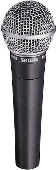 Shure SM58SE Δυναμικό Μικρόφωνο για Φωνητικά σε Γκρι Χρώμα