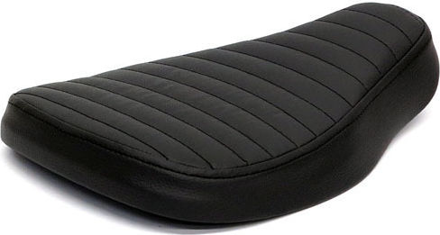 C-racer Şa Unică Motocicletă Classic Bobber Universal Neagră Solo Seat Mare Negru