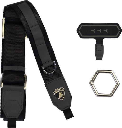 Audi Curea Universal Pentru Telefon Lamborghini D1 Crossbody Neagră Lb-cblwsgl-te/d1-bk