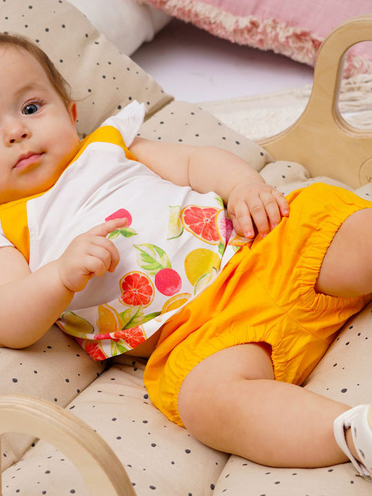 Energiers Kinderbekleidungssets Senfgelb 2Stücke Energiers Kinderbekleidungssets Senfgelb 2Stücke