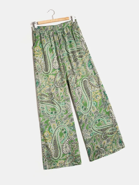 Women's High Rise Pantaloons Green