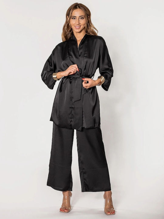 Women's Black Set with Trousers
