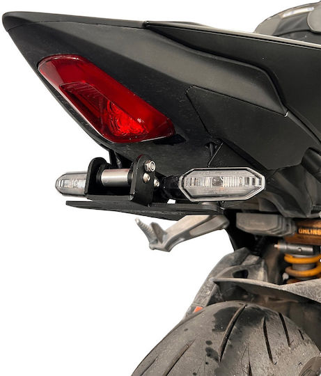 Αναδιπλούμενη Βάση Πινακίδας Honda Hornet Cb1000 / Sp 2025-2026 (με Κουμπί)