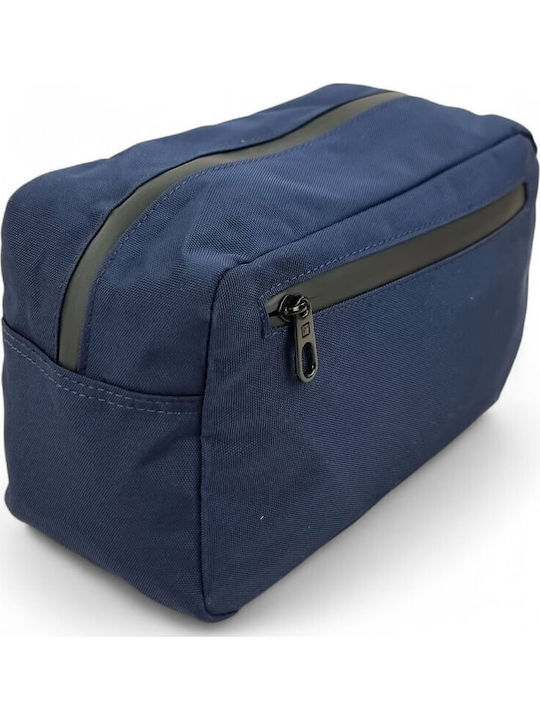 Travel Toiletry Bag Rain Cos01-z1 25x12x17cm Waterproof Fabric Internal Pockets Blue