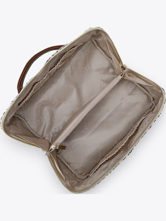 Beige Νεσεσερ Τυπωμα Ματι Μονογραμμα
