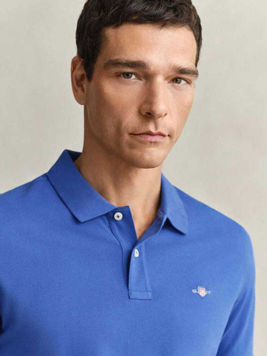 Shield Polo Мъжка Тениска С Къс Ръкав Blueviolet