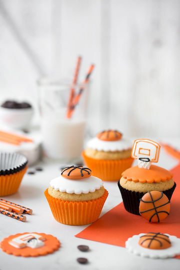 Essbare Kuchendekorationen Basket Set 6 Stück